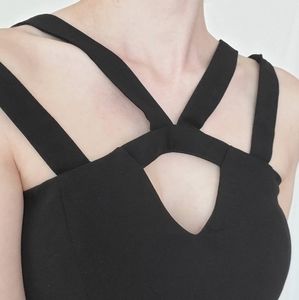 She + Sky Black Romper